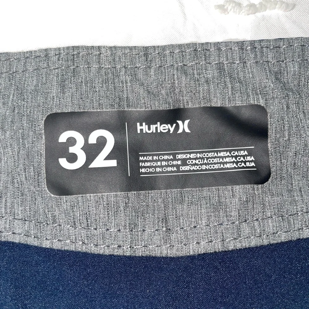 EUC Men’s Hurley Board Shorts Navy Blue Size 32